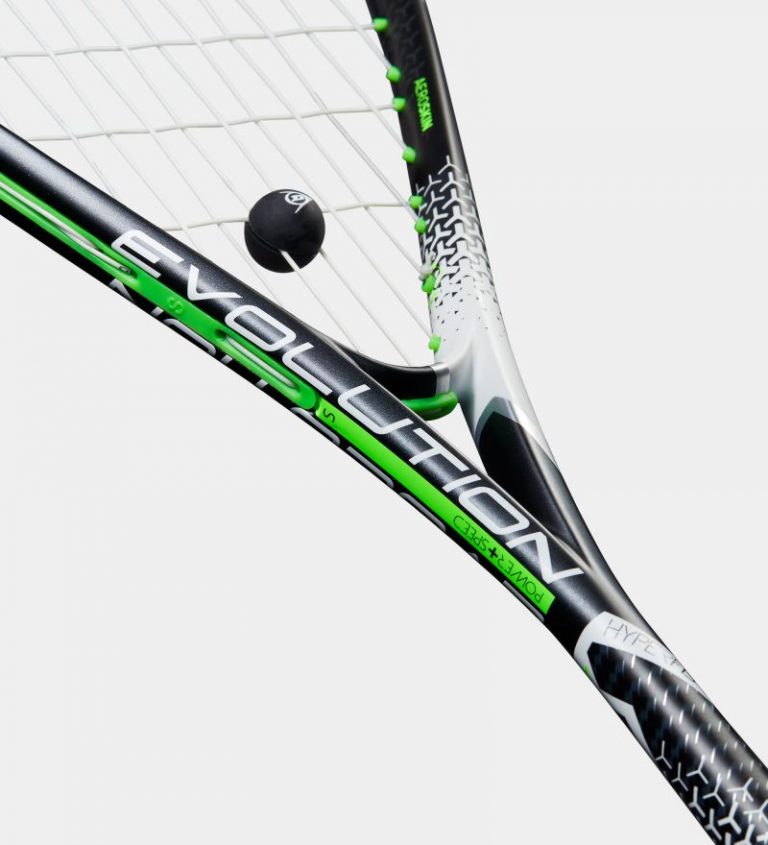 Webber Evolve Racket DUNLOP HYPERFIBRE+ EVOLUTION SQUASH RACKET - Racket Sports HK